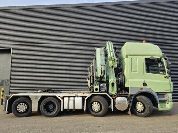 DAF CF 85.410 / 8x2 / HIAB 70TM + JIB / KRAN / CRANE